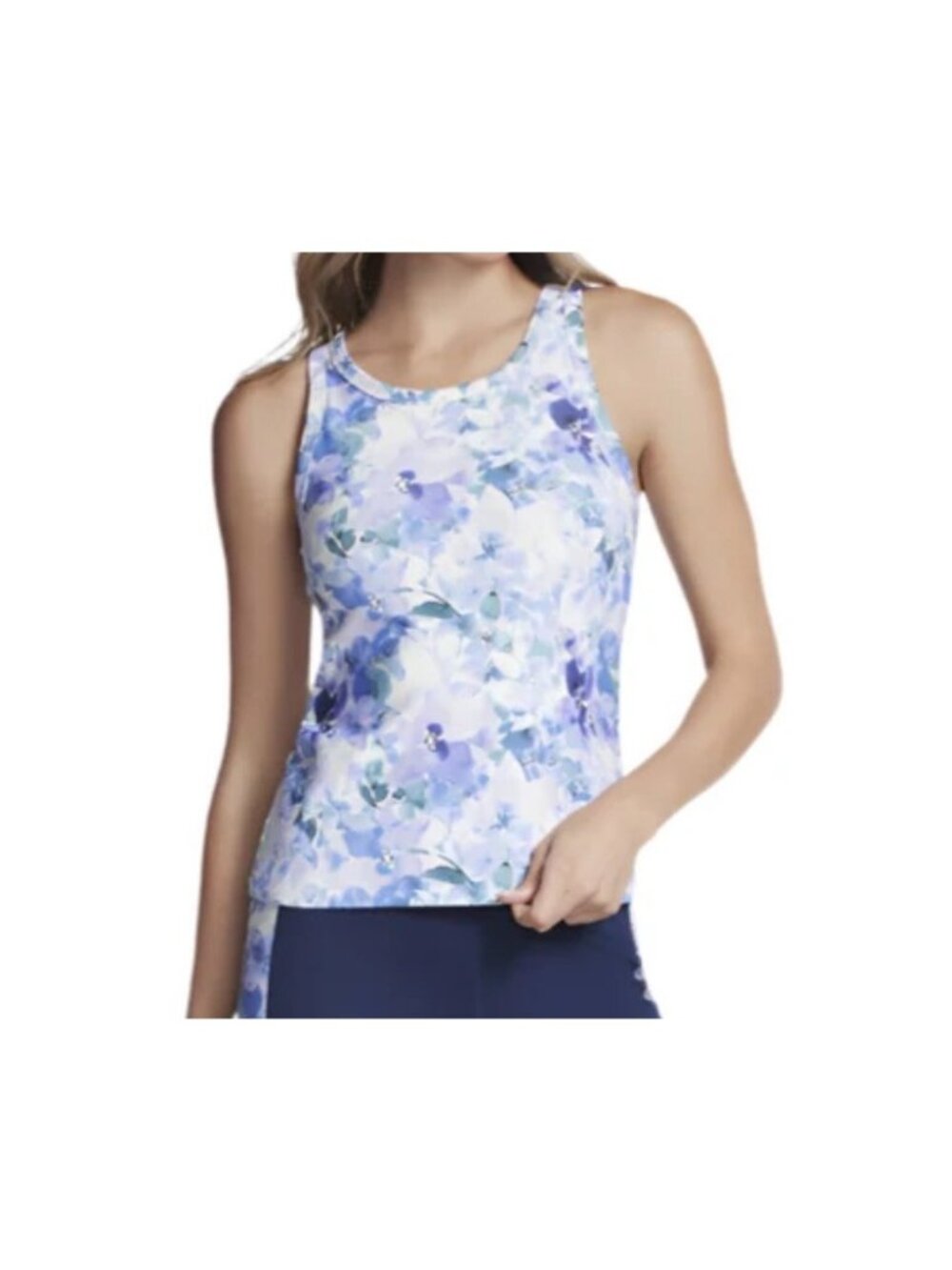 Skechers Women Go Walk Seascape Floral Tank Top Size XL